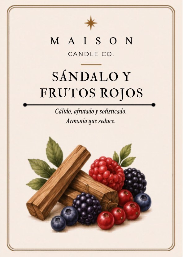 Sándalo y Frutos Rojos