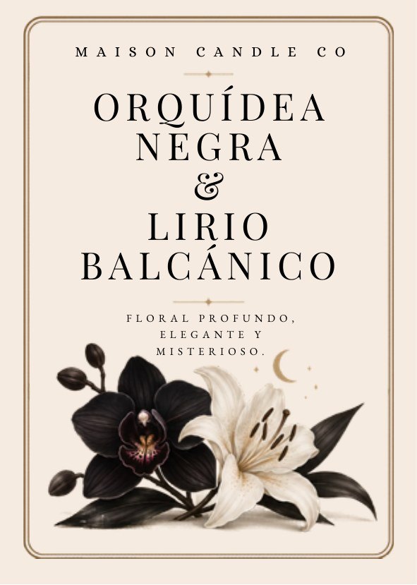Orquídea Negra & Lirio Balcánico